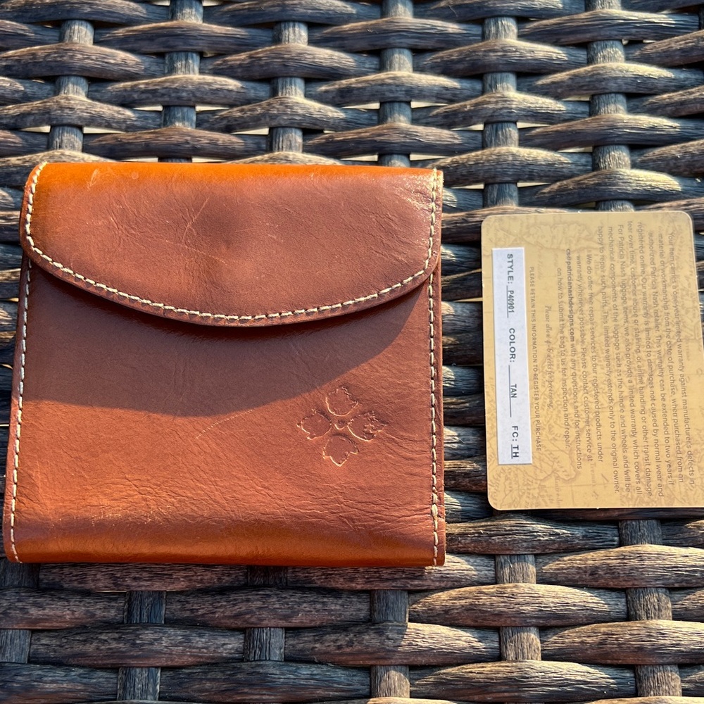 Patricia Nash Brown Leather Wallet